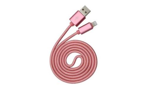 Moxie Cable Lightning Braided Leather 1M Pink Iphone 5S/6S