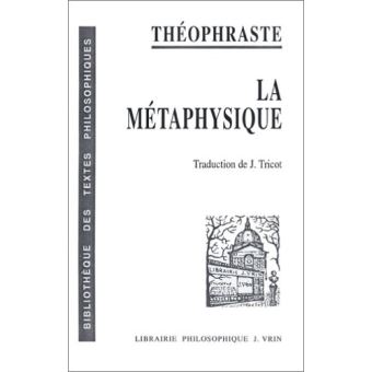 La Métaphysique