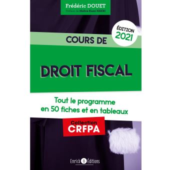 Cours de droit fiscal 2021