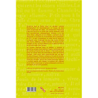 Autour des Lettres persanes : Montesquieu et la fiction