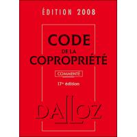 Code de la copropriété 2008 commenté