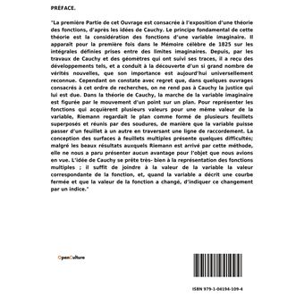 Théorie des fonctions elliptiques