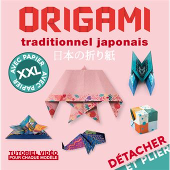 Détacher et Plier XXL ! Origami traditionnel japonais