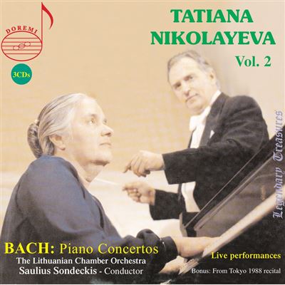 Concertos pour piano/edition tatatiana nikolayeva vol 2