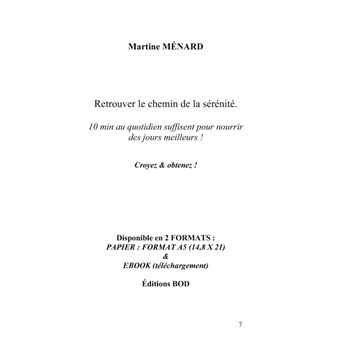 Retrouver le chemin de la sérénité