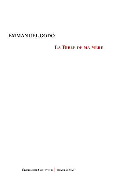 La Bible de ma mère