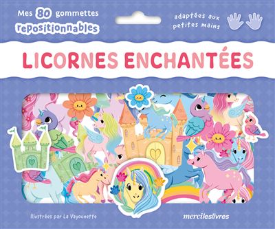 Licornes enchantées - Ma pochette de gommettes repositionnables -  Vayounette - (donnée non spécifiée)