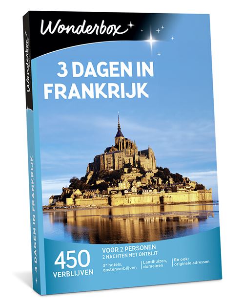 WONDERBOX 3 DAGEN IN FRANKRIJK