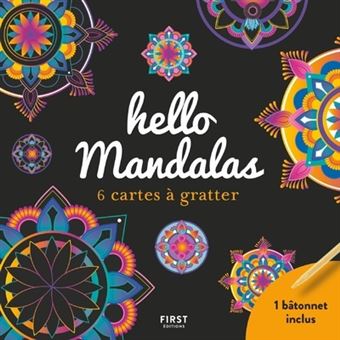 Cartes à gratter hello mini mandala