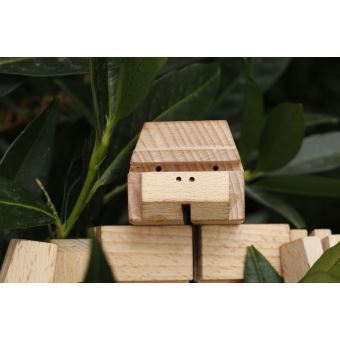 Cube en bois articulé Kikkerland Singe