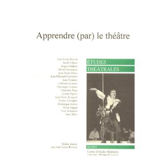 Apprendre (par) le théâtre - 1