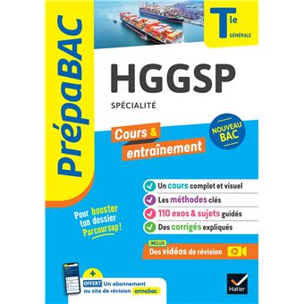 Prépabac HGGSP Tle générale (spécialité) - Bac 2023