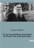 Ce qu'un chrétien peut faire et ce qu'il ne peut pas faire