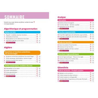 Fiches bac Maths 1re générale (spécialité)