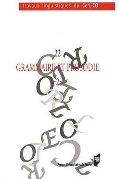 Grammaire et prosodie