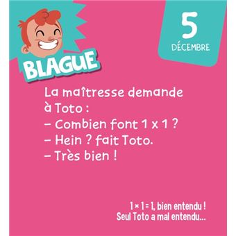 Les incollables - Mini calendrier - Toute mon année de CE1