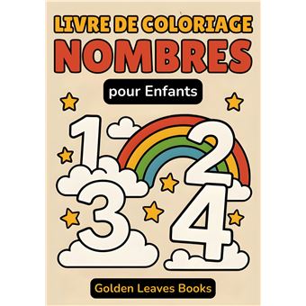 Livre de Coloriage Nombres pour Enfants