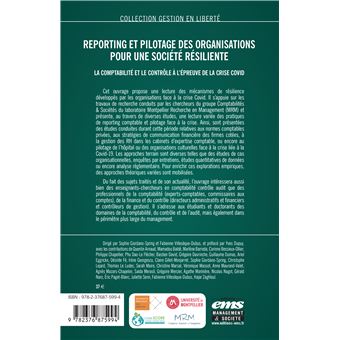 Reporting et pilotage des organisations pour une société résiliente