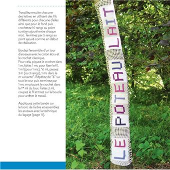 Crochet au jardin et Yarn bombing