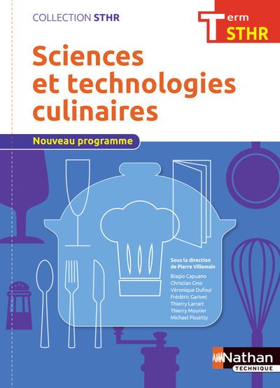 Sciences et technologies culinaires Term STHR
