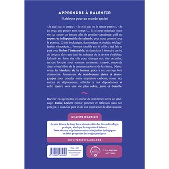 Apprendre à ralentir