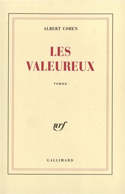 Les Valeureux - Albert Cohen - broché
