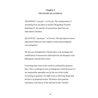 Transfert quantique® The Unconscious Unveiled