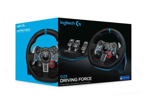 Pack Volant et Pédales Logitech G29 Driving Force pour PC/PS3/PS4 Noir