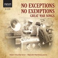 No exceptions no exemptions Mélodies de la Grande Guerre