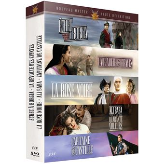 Coffret Les Epées de légende 5 Films Blu-ray