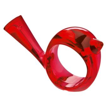 Rond de serviette Koziol Pip rouge - 1