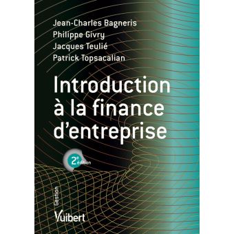 Introduction à la finance d'entreprise - 1