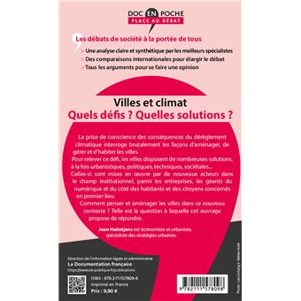 Villes et climat : Quels défis ? Quelles solutions ?