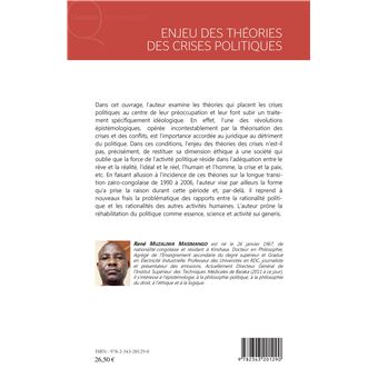 Enjeu des théories des crises politiques