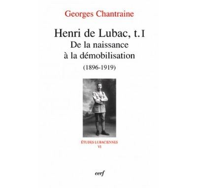Henri de Lubac, I - Georges Chantraine - broché