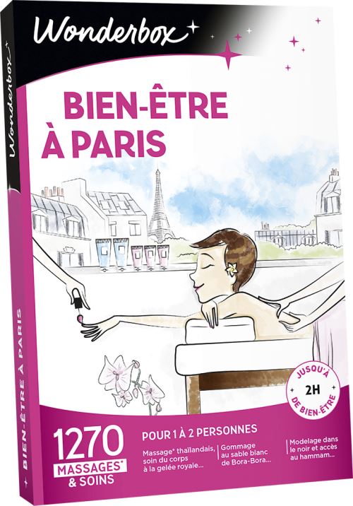 Coffret cadeau Wonderbox Bien-être à Paris