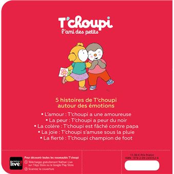 5 histoires de T'choupi - A la découverte des émotions