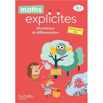 Maths Explicites CE1 - Photofiches