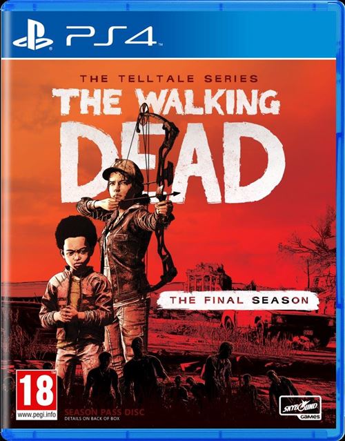 Pochette avant du jeu The Walking Dead L'ultime saison PS4