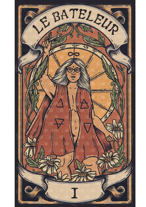 Amour de soi - Sérigraphie  carte de Tarot numérotée