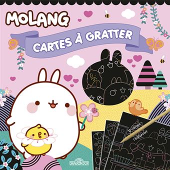 Molang - Cartes à gratter Cupcakes