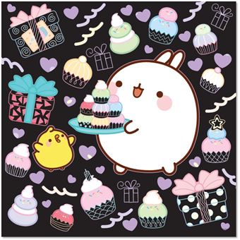 Molang - Cartes à gratter Cupcakes