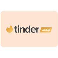 E-carte Tinder GOLD 1 mois
