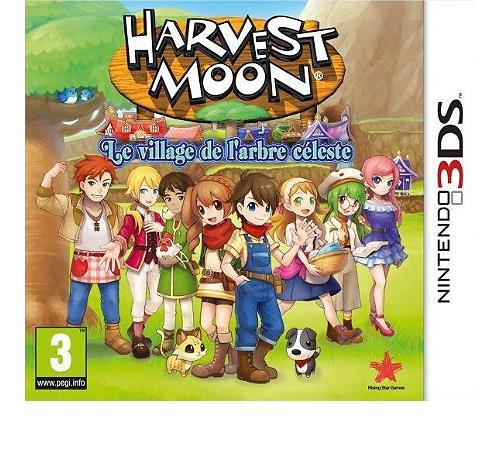 Pochette avant du jeu Harvest Moon Le Village de l'Arbre Céleste Nintendo 3DS