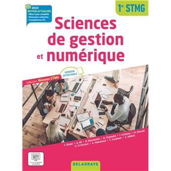 Réseaux STMG - Sciences de gestion et numérique 1re STMG (2023) - Pochette élève