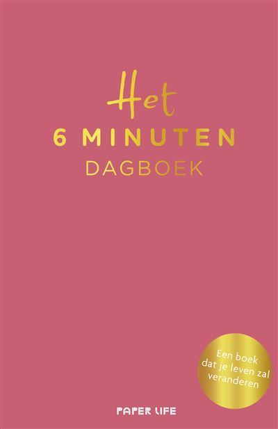 Het 6 minuten dagboek - roze editie