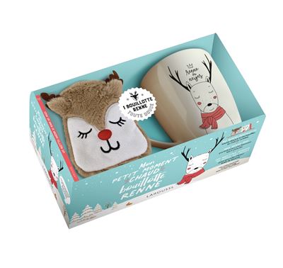 Coffret  Mon petit moment chaud bouillotte Renne des neiges