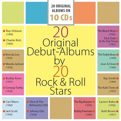 20 Original Debut-Albums by 20 Rock'n'Roll Stars