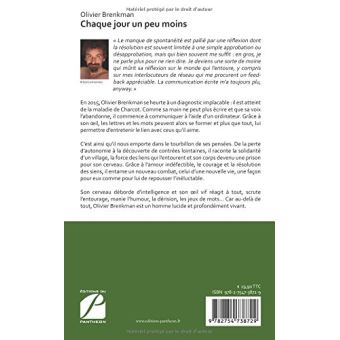 Chaque jour un peu moins