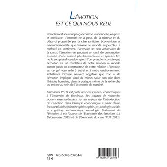 L'émotion est ce qui nous relie